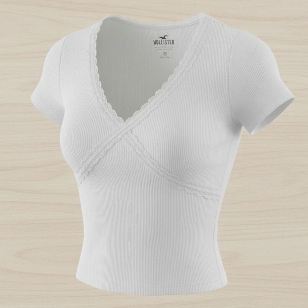 Hollister Gray Baby Tee